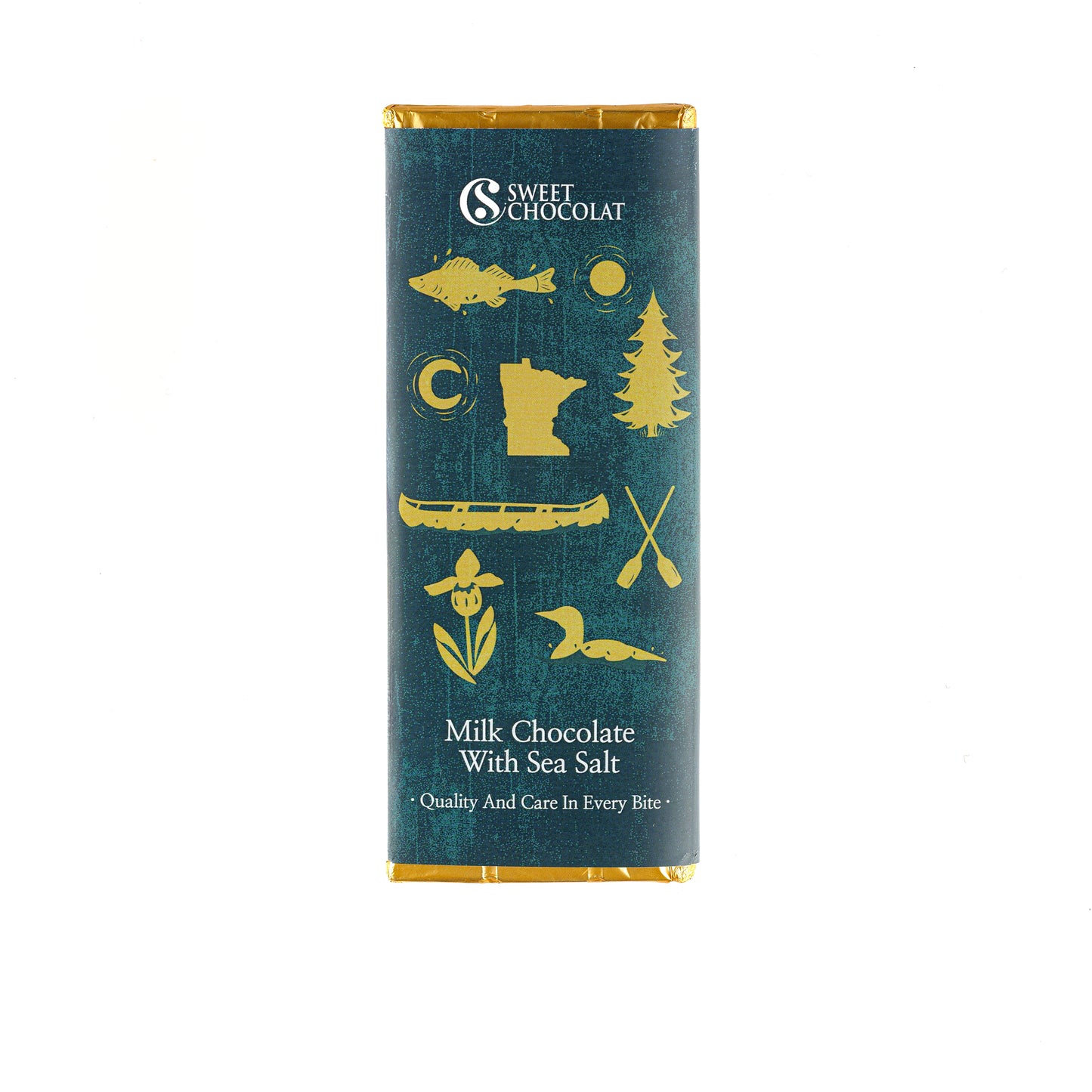 chocolate bar with sea salt